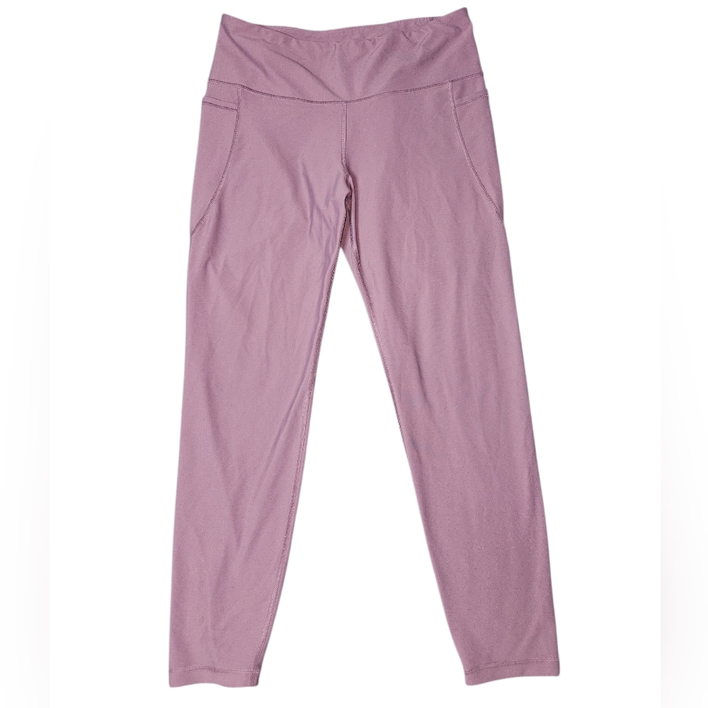 Old Navy Mauve Elevate  Go-Dry High-Rise Leggings With Pockets